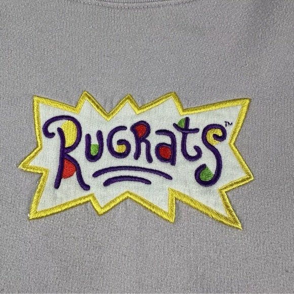 Rugrats Woman’s Size L Nickelodeon Sweatshirt TV Cartoon Sweater Pullover Retro - Picture 4 of 10
